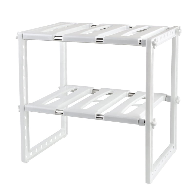 HFXQ Βάση Οργάνωσης Κουζίνας Διόροφη 50-70cm - Pool Space Arrangement Frame Kitchen Shelf Rack