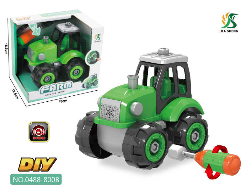 Συναρμολογούμενο αγροτικό όχημα DIY με αξεσουάρ - 0488-800B - 232997