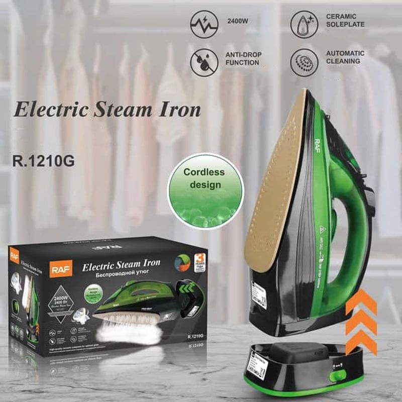RAF Ηλεκτρικό Σίδερο Ατμού 2000-2400W R.1210G - Electric Steam Iron
