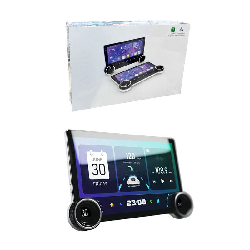 Οθόνη αυτοκινήτου monitor 10.1"" Διπλό κουμπί 4+64G AHD A100 Android - Carplay Android Operating System