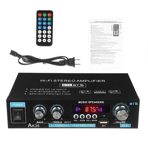 Στερεοφωνικός ραδιοενισχυτής - AK-35 - 990305 AUTO-MOTO-BIKE>Είδη αυτοκινήτου>Ενισχυτές & καλώδια εγκατάστασης Audio