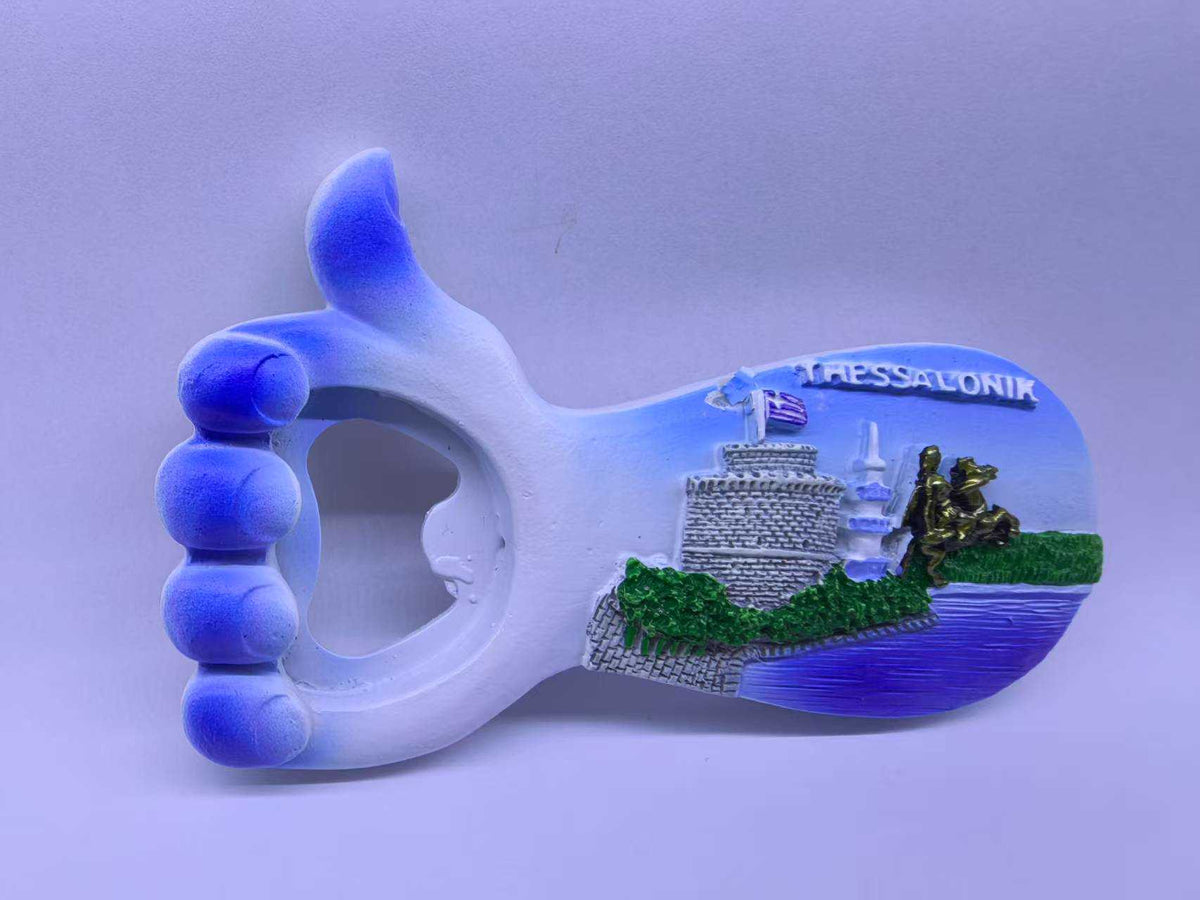 Τουριστικό μαγνητάκι Souvenir - Σετ 12pcs - Thessaloniki - 678438