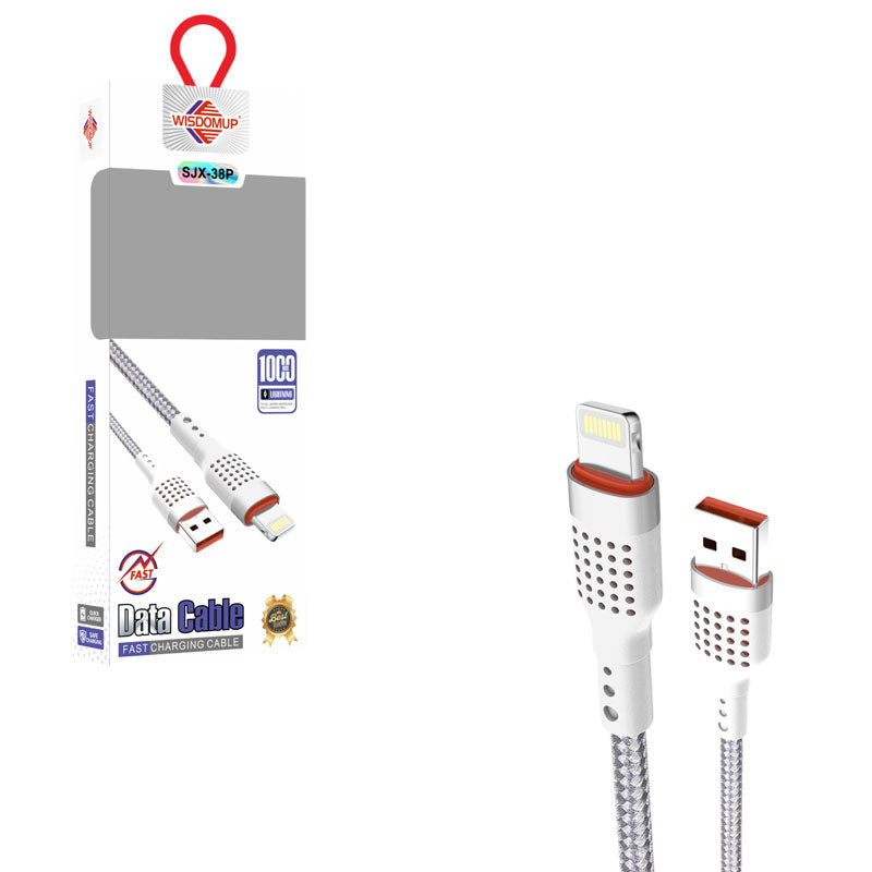 Wisdomup Καλώδιο Φόρτισης και Δεδομένων USB σε Lightning Ταχείας Φόρτισης SJX-38P - USB to Lightning Fast Charging Data Cable