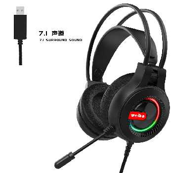 Ενσύρματα ακουστικά Gaming - G20 - LED RGB - Weibo - 655273