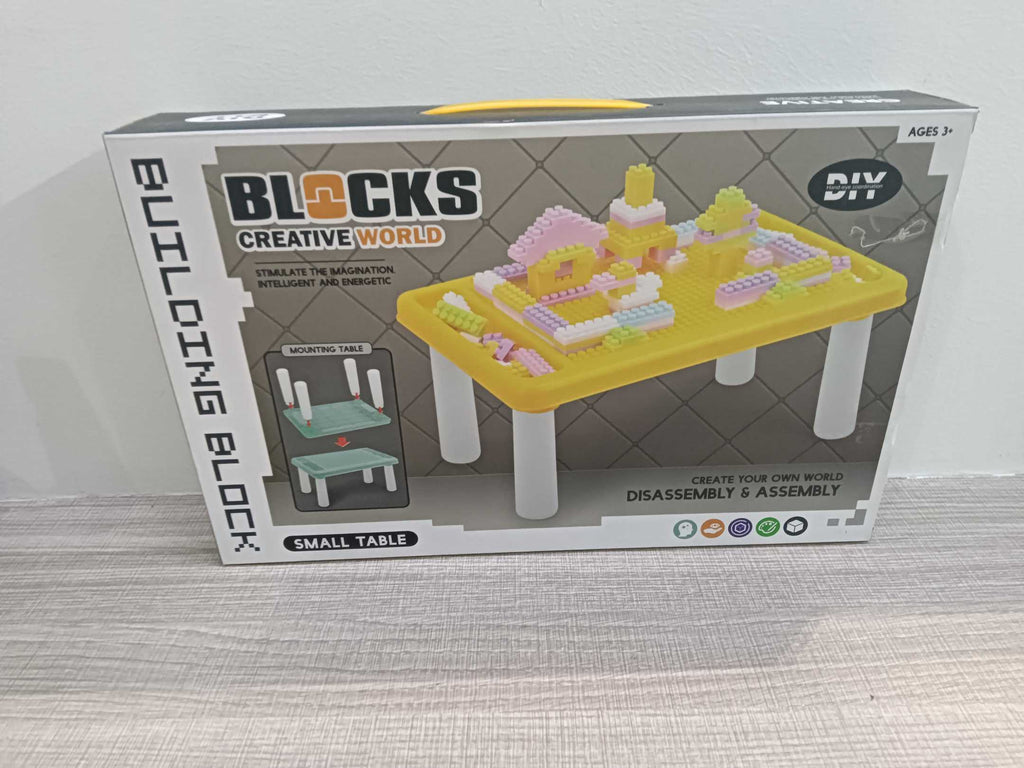 Σετ πάγκος κατασκευών DIY με τουβλάκια - 987-1 - 215585