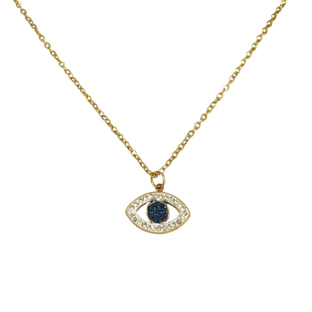Κολιέ Evil Eye A1316 Χρυσό