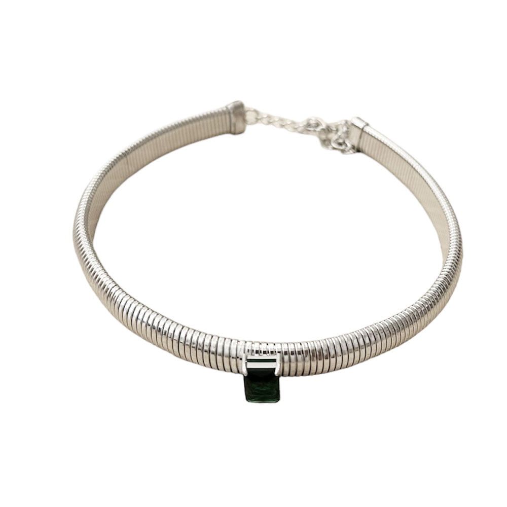 Ατσάλινο Κολιέ Chocker Χρυσό