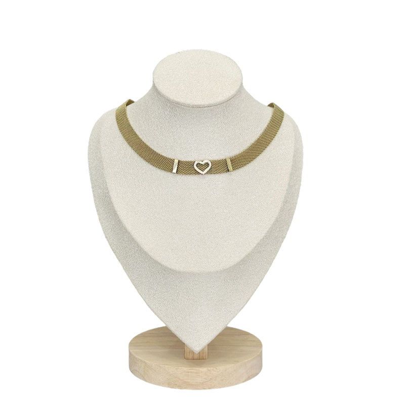 Ατσάλινο Κολιέ Chocker Χρυσό