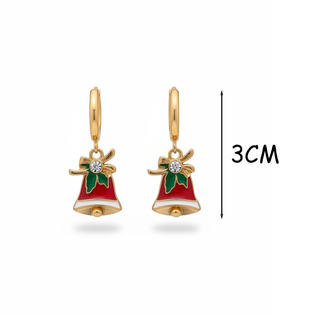 Ατσάλινα Σκουλαρίκια Christmas Bells