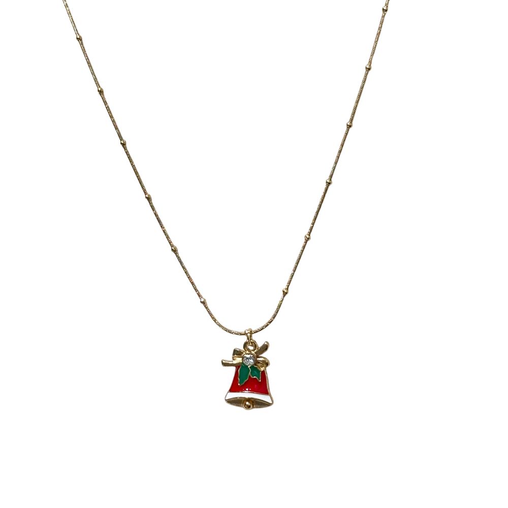 Ατσάλινο Κολιέ Christmas Bell