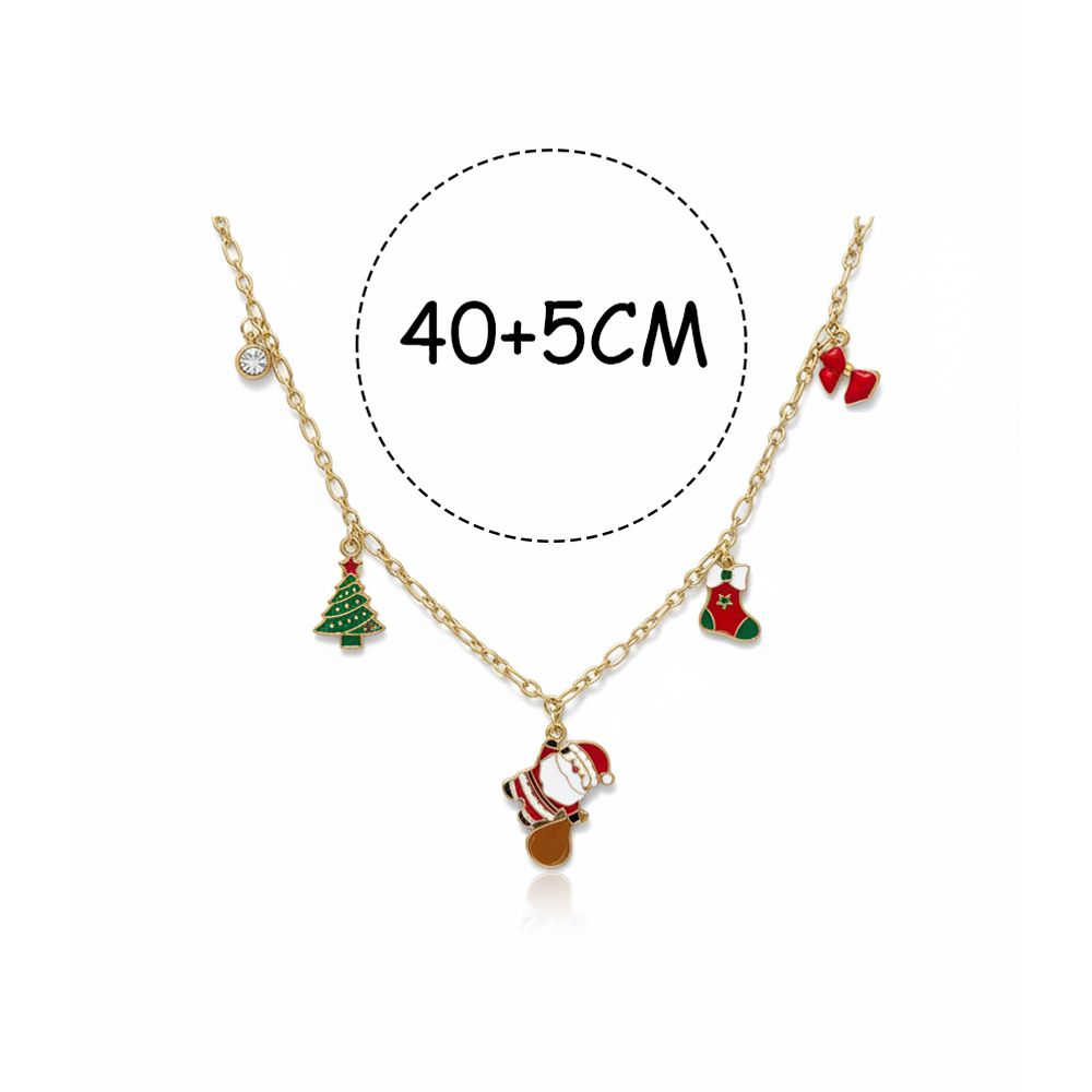 Ατσάλινο Κολιέ Christmas Charms