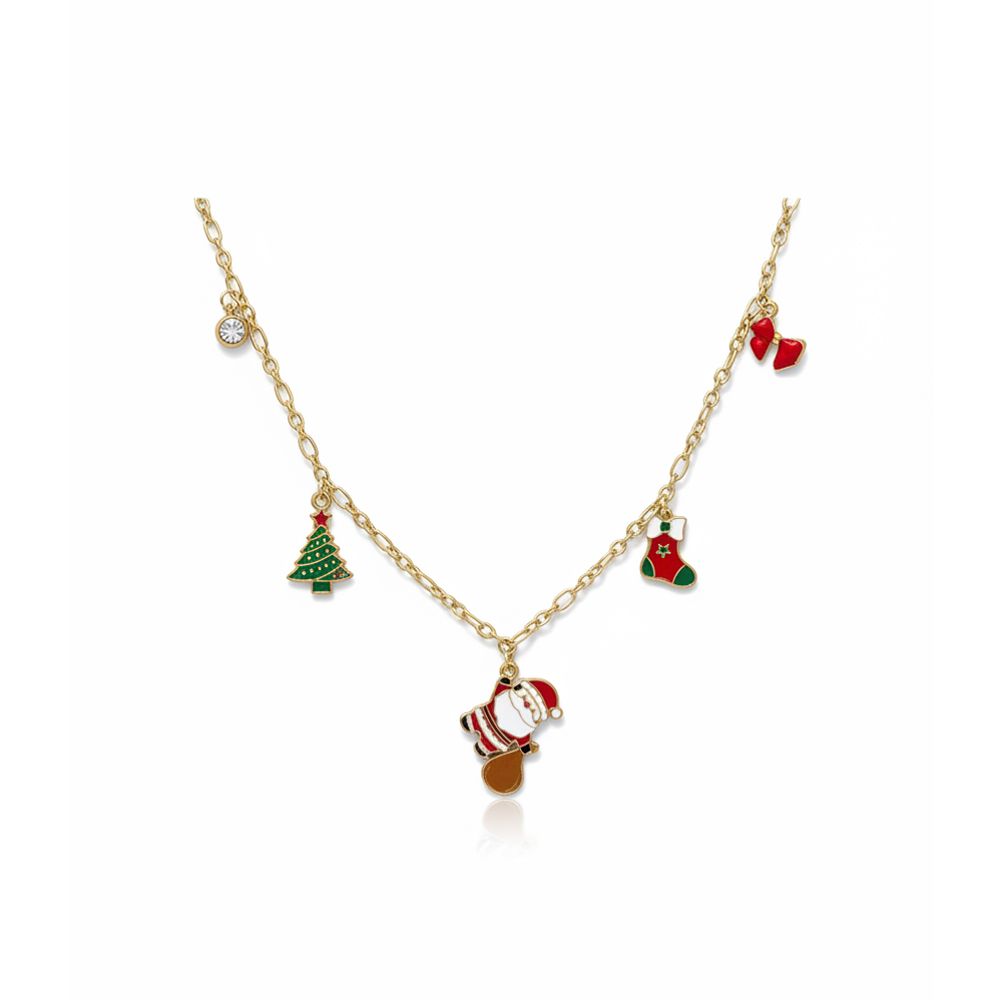 Ατσάλινο Κολιέ Christmas Charms