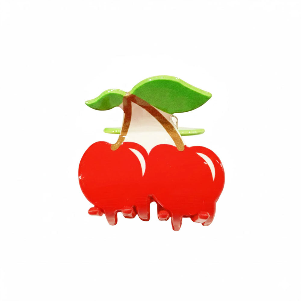 Σετ 12 Κλάμερ Μαλλιών Κεράσια - Cherry Hair Clips Set of 12