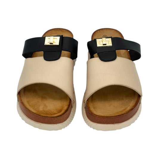 Angel shopping Γυναικεία Σανδάλια Πλατφόρμες Beige