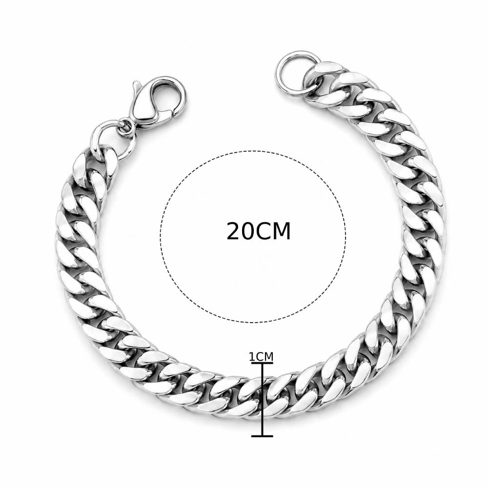 Βραχιόλι Cuban Link σε Ασημί