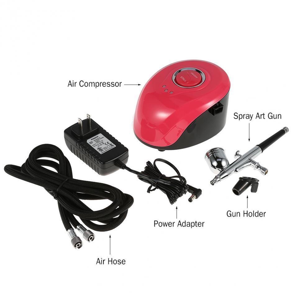 Αερογράφος με συμπιεστή ψεκασμού - Mini Air Paint Compressor - ASG002 - 100018 ΥΓΕΙΑ - ΟΜΟΡΦΙΑ & Fitness>Είδη περιποίησης νυχιών & μακιγιάζ>Είδη καλλωπισμού & μακιγιάζ