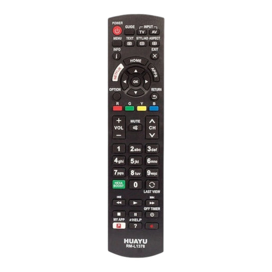 Huayu Compatible Remote Control RM-L1378 for Panasonic TVs