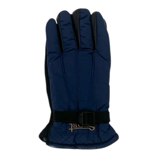 Χειμερινά Ανδρικά Γάντια Μηχανής Μπλε