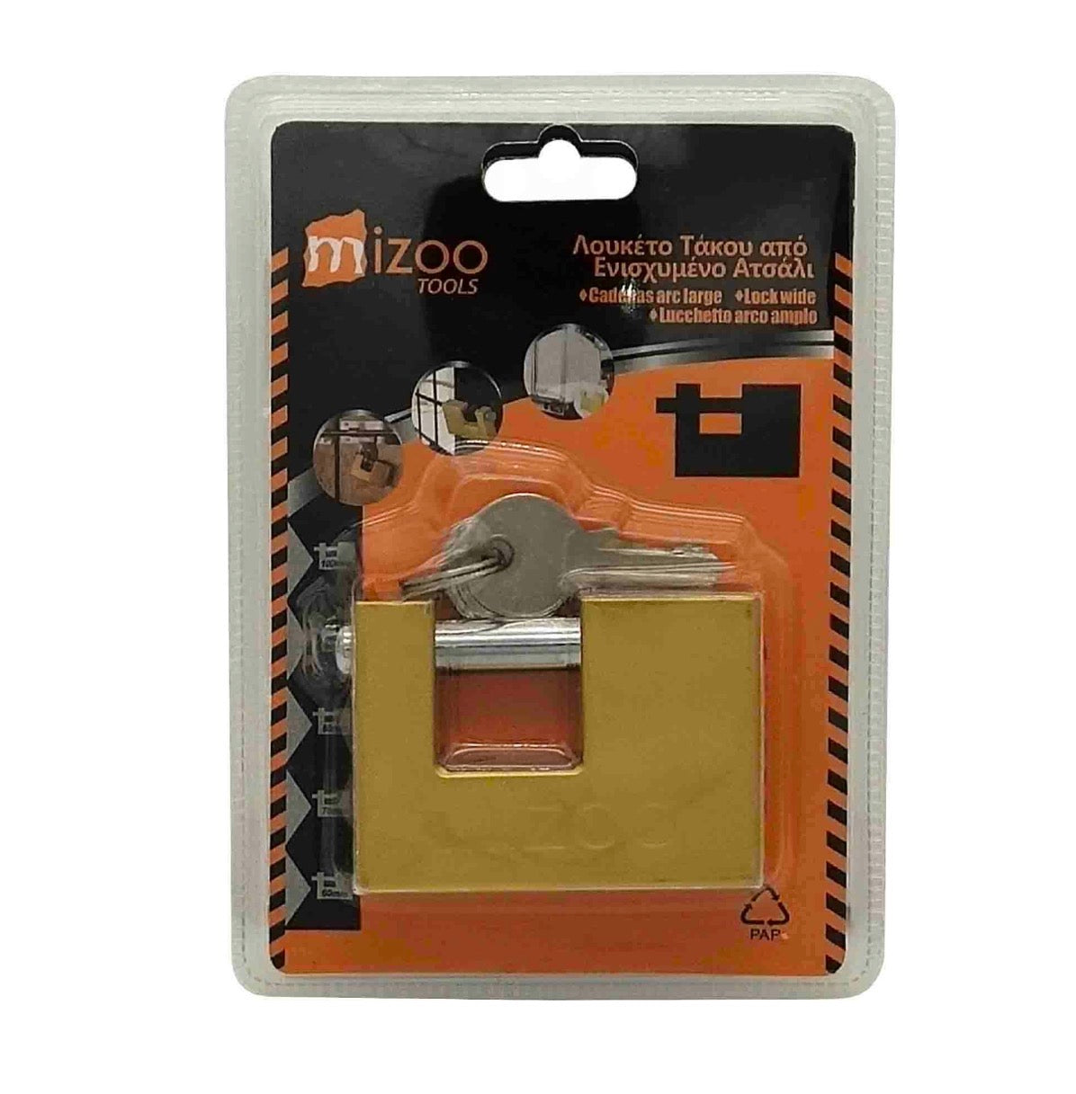 Mizoo Λουκέτο Τάκου 70mm 2380-40