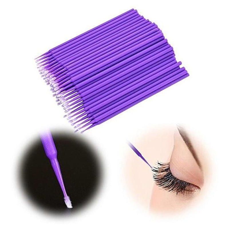 Μίας χρήσης microbrush lash επέκταση βλεφαρίδων 100τεμ.- Μπατονέτα βλεφαρίδας  - All Eyelash Lifting