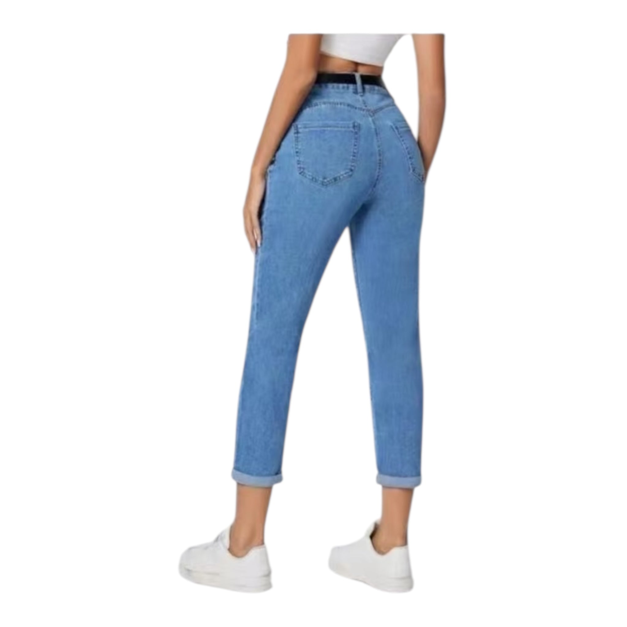 Miss Good Mom Fit Jeans Blue - Angel shopping