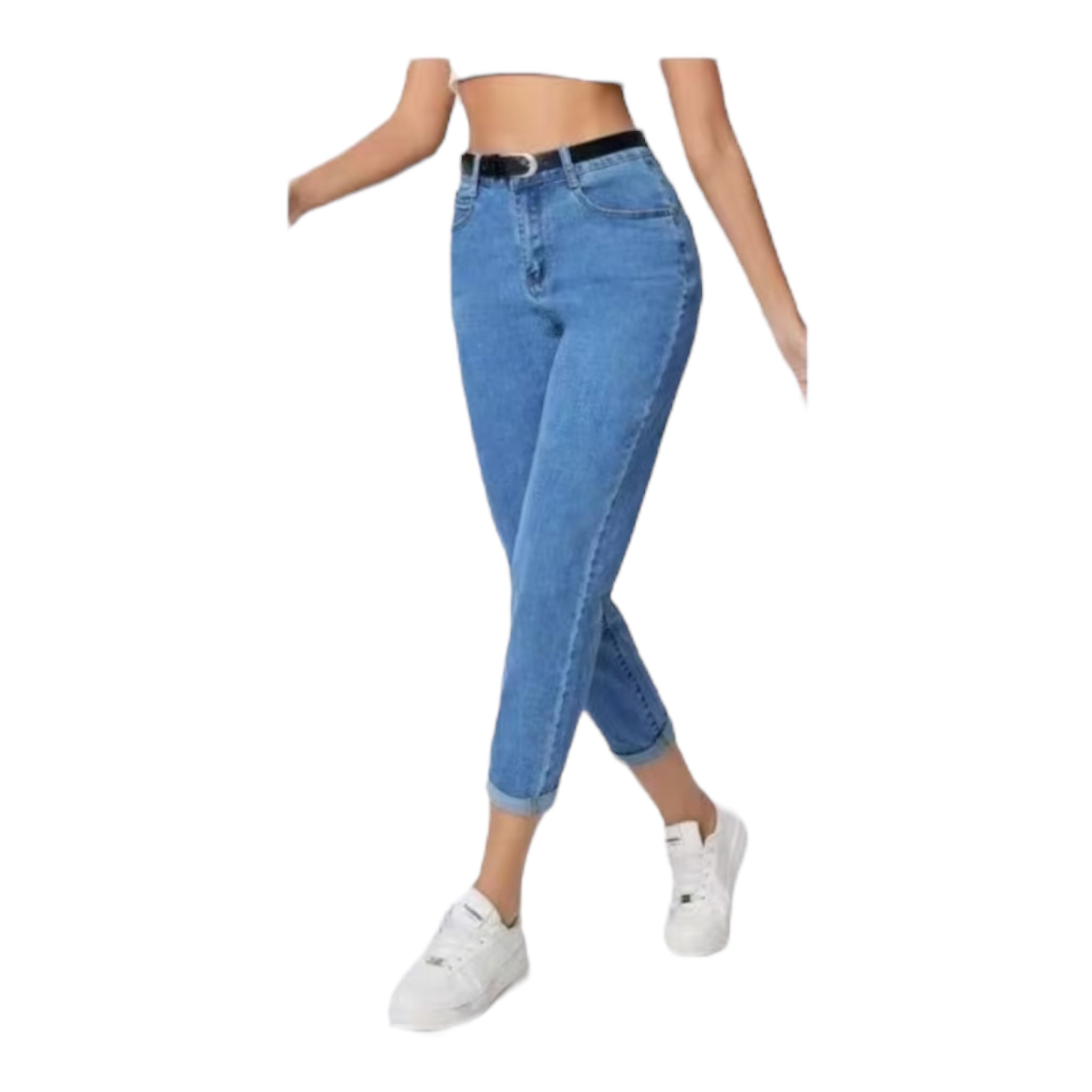 Miss Good Mom Fit Jeans Blue - Angel shopping