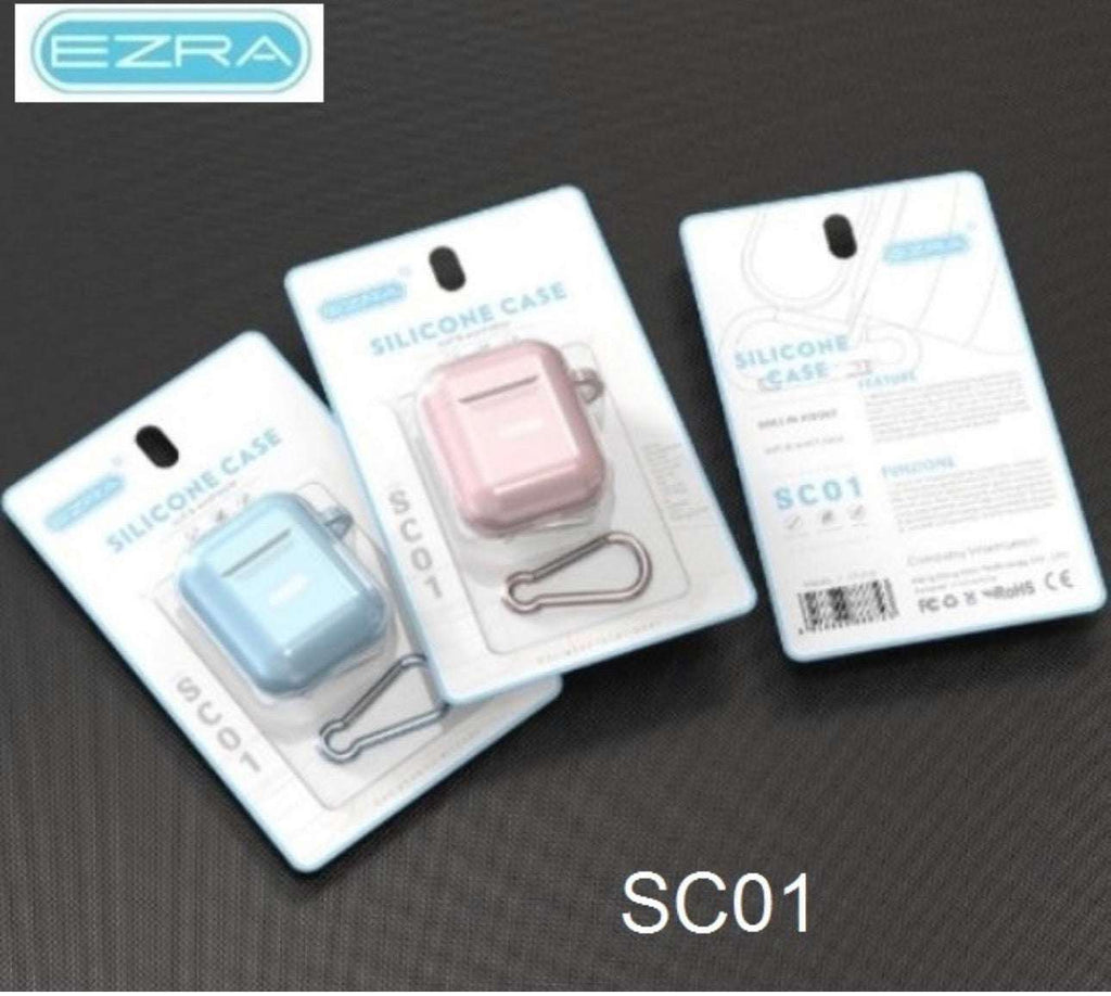 Ezra SC01 Θήκη Σιλικόνης σε για Apple AirPods Light Pink