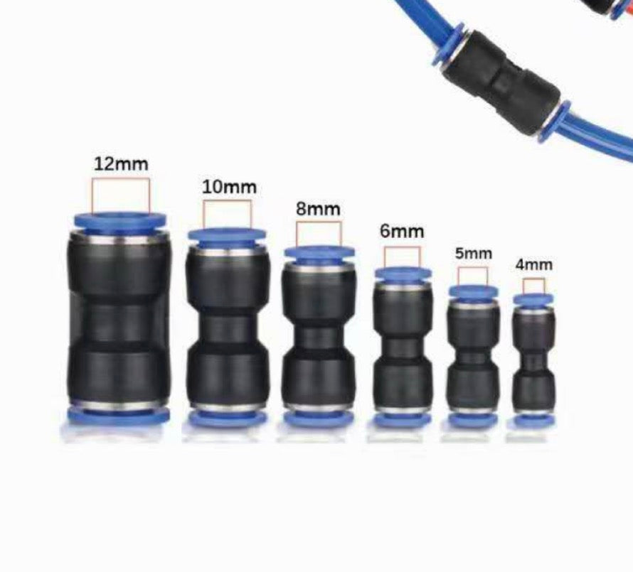 RCHANG Σετ 6 Ευθύγραμμων Ταχυσυνδέσμων Αέρος 4–12mm 5100-97