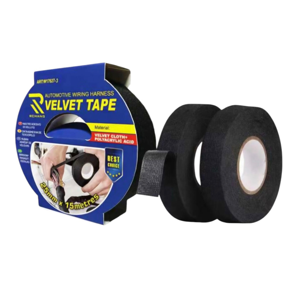 RCHANG Υφασμάτινη Ταινία Καλωδίωσης Fleece 25mm×15m 5100-96