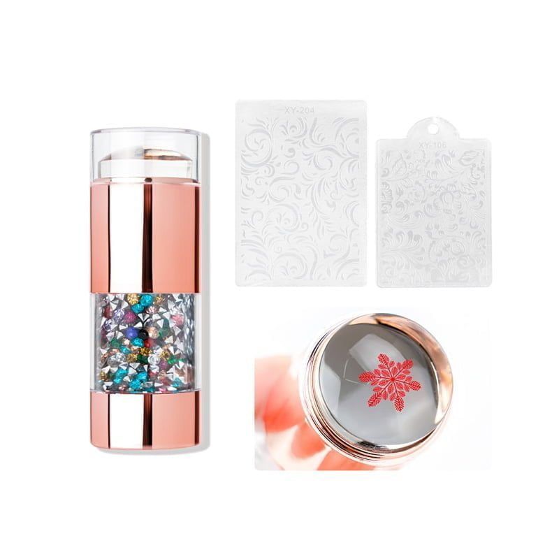 Στάμπα νυχιών σιλικόνης - Silicone stamp double - Angel shopping