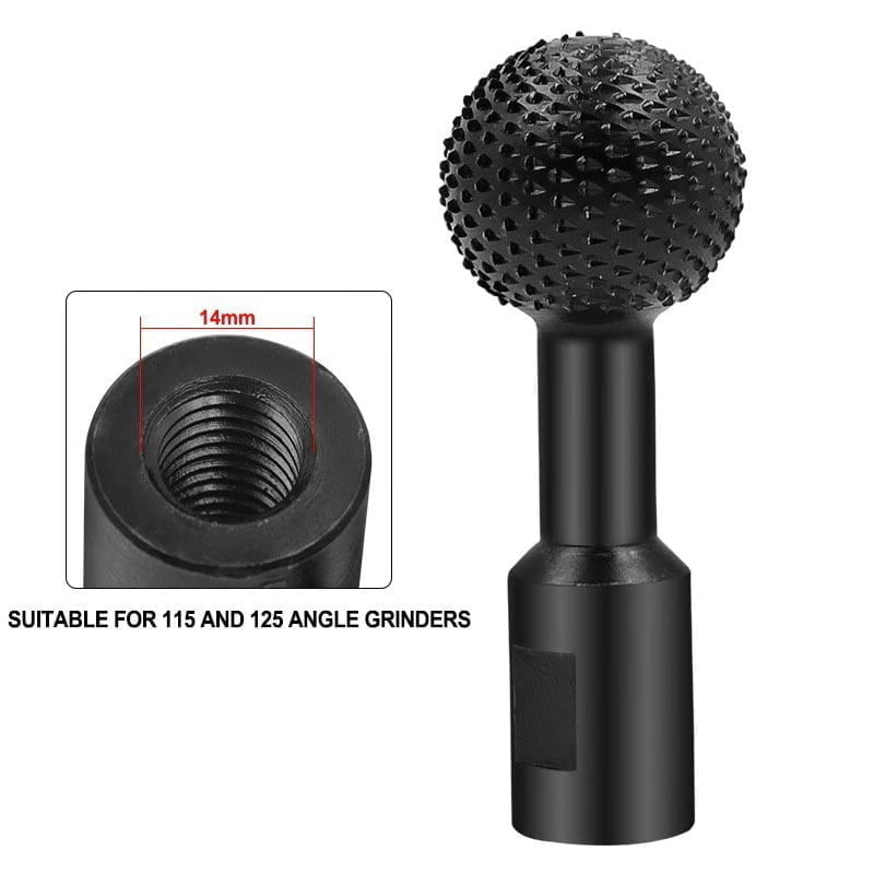 Ράσπα ξύλου στρογγυλή - Hotaitools spherical spindles for angle grinder