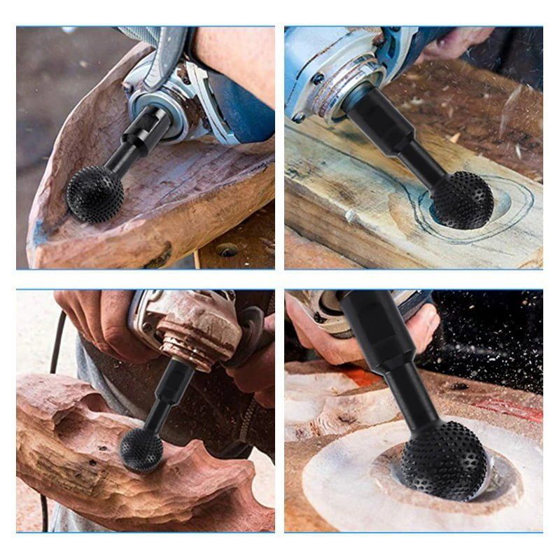 Ράσπα ξύλου στρογγυλή - Hotaitools spherical spindles for angle grinder