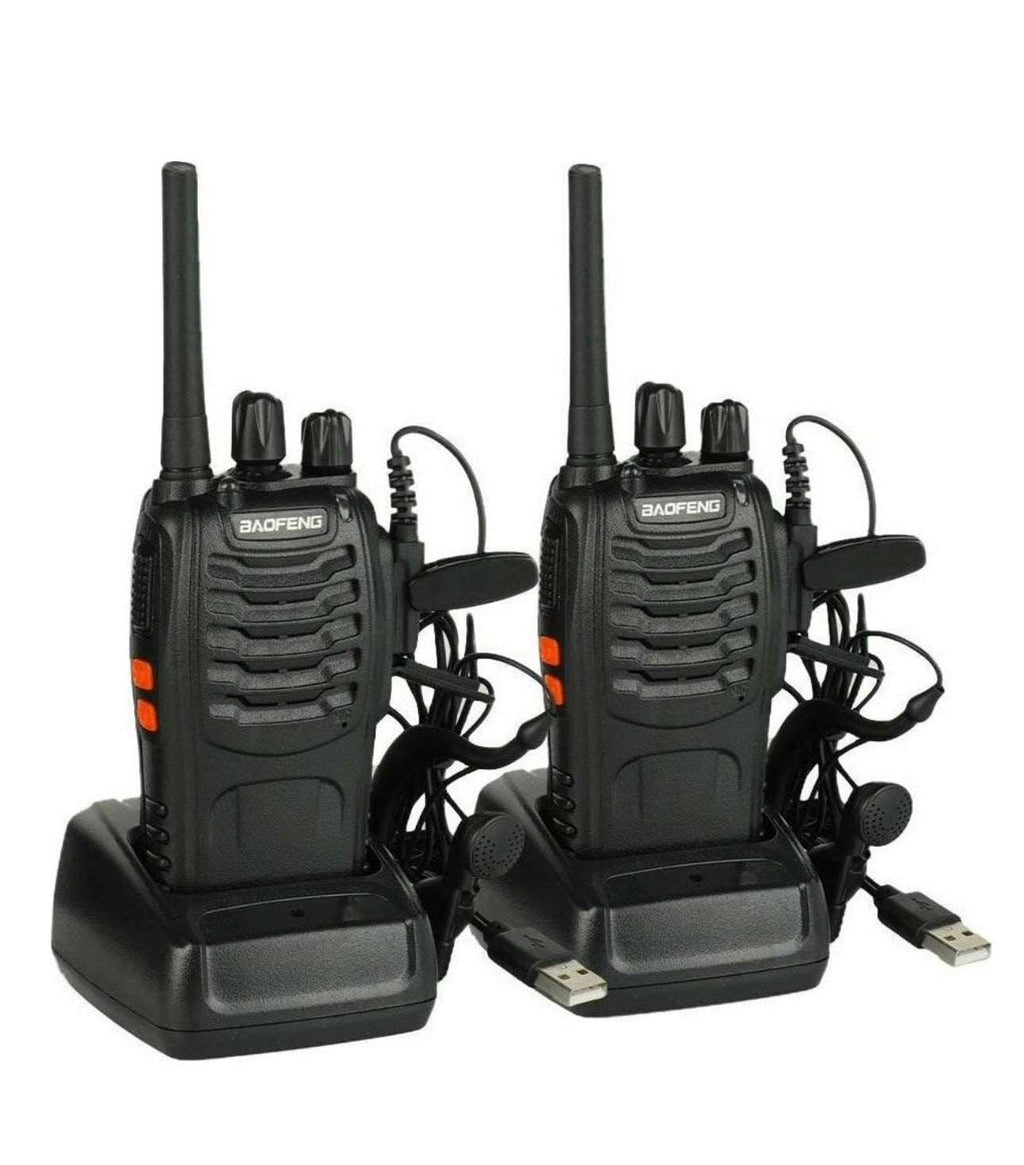 Baofeng BF-88E Ασύρματος Πομποδέκτης PMR 0.5W χωρίς Οθόνη Σετ 2τμχ