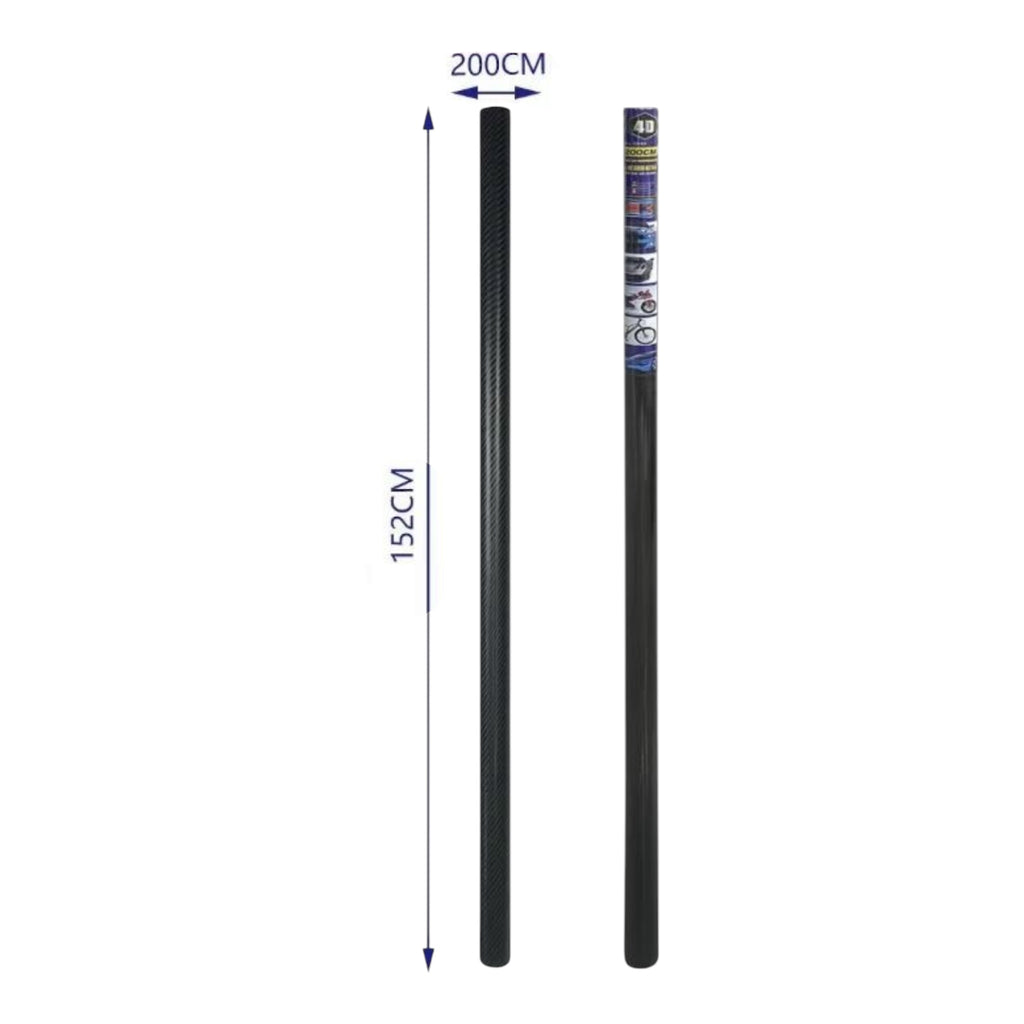 RCHANG Αυτοκόλλητη Μεμβράνη Carbon Look 4D 152×200cm 1Pcs