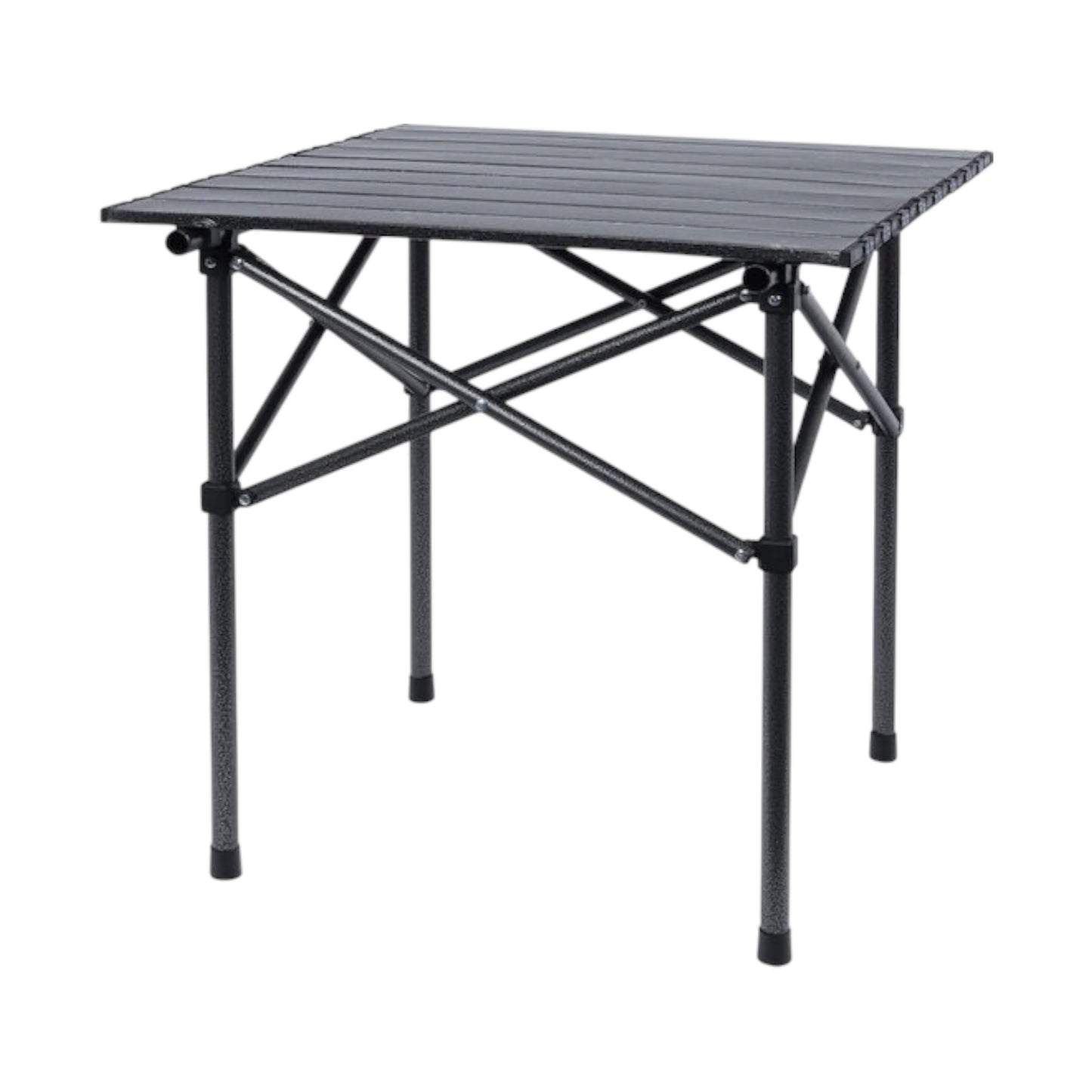 Aluminum Folding Camping Table 50x55x50cm Black