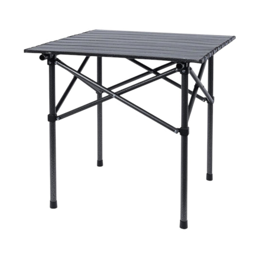 Τραπέζι Αλουμινίου για Camping Πτυσσόμενο 50x55x50cm Μαύρο