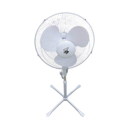 ΑΝΕΜΙΣΤΗΡΑΣ ΟΡΘΟΣΤΑΤΟΥ 16″ 45W 3 Ταχύτητες & Ρυθμιζόμενο Ύψος ΛΕΥΚΟΣ