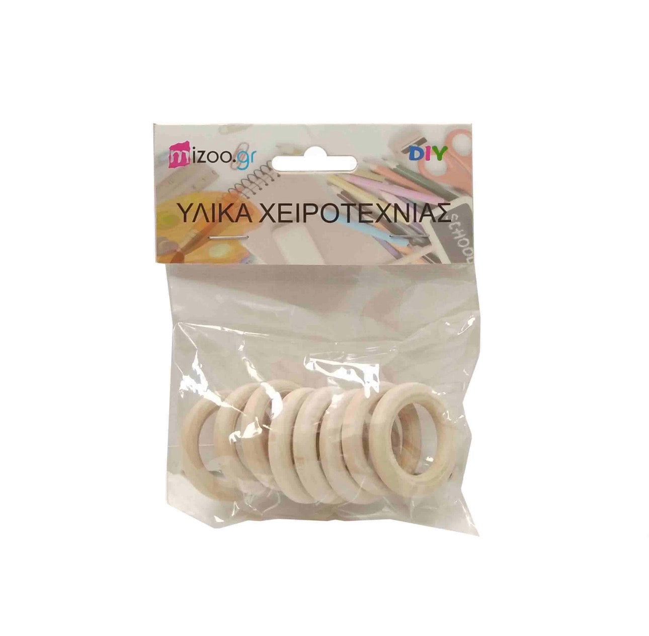 ΚΡΙΚΟΙ ΞΥΛΙΝΟΙ 8ΤΜΧ 3cm Καφέ