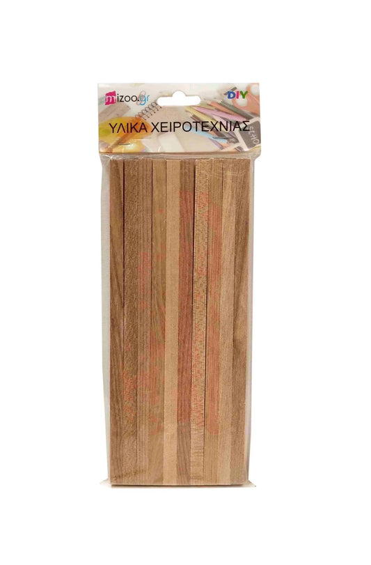 ΞΥΛΑΚΙΑ ΤΕΤΡΑΓΩΝΑ ΚΑΤΑΣΚΕΥΩΝ 10ΤΜΧ 20CM Καφέ