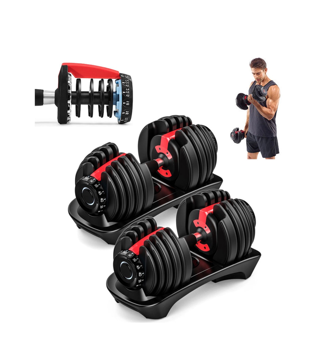 SmartBell Αλτήρες Σετ 2x 24kg με Βάση Μαύρο