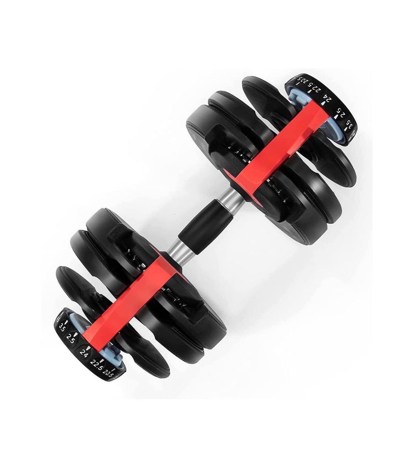 SmartBell Αλτήρες Σετ 2x 24kg με Βάση Μαύρο