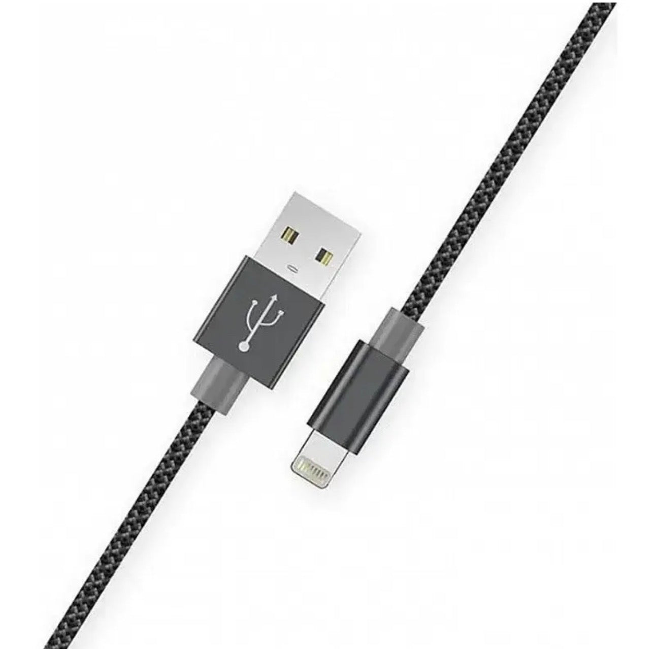 Ezra Braided USB to Lightning Cable 1.2m (DC11-IP) Γκρι