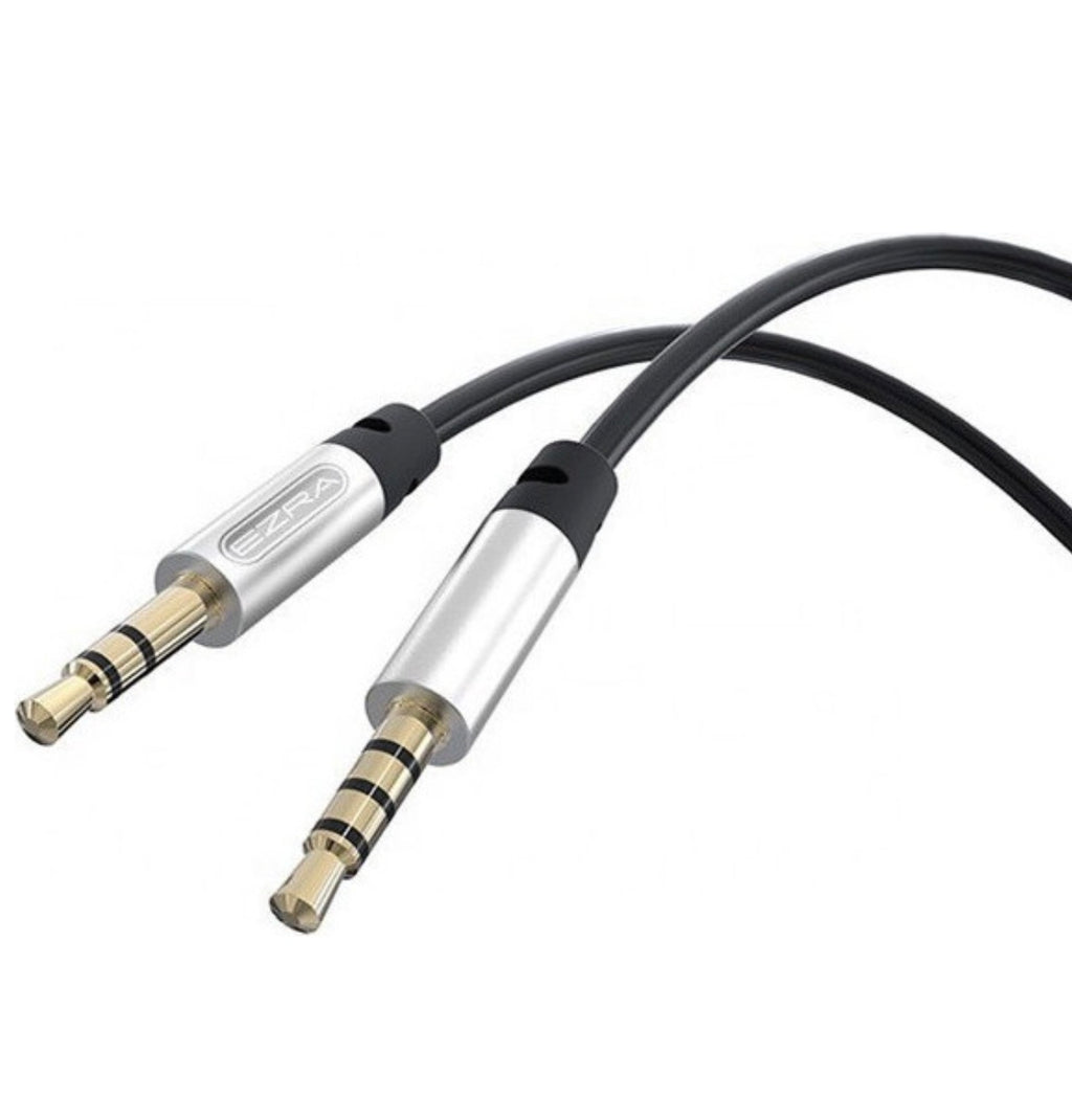 Ezra Καλώδιο Ήχου TRRS 3.5mm male - 3.5mm male 1.5m με Επίχρυσους Ακροδέκτες LA01 Μαύρο