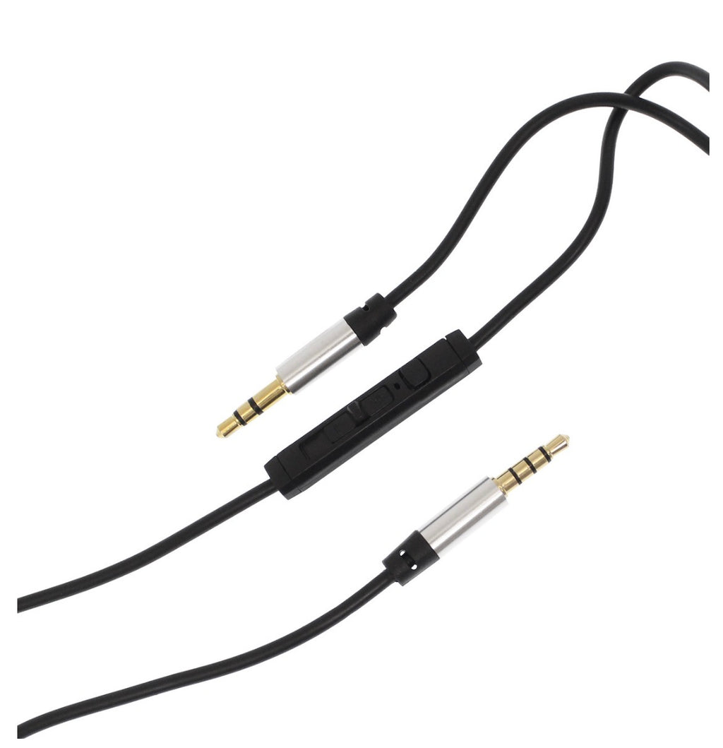 Ezra Καλώδιο Ήχου TRRS 3.5mm male - 3.5mm male 1.5m με Επίχρυσους Ακροδέκτες LA01 Μαύρο