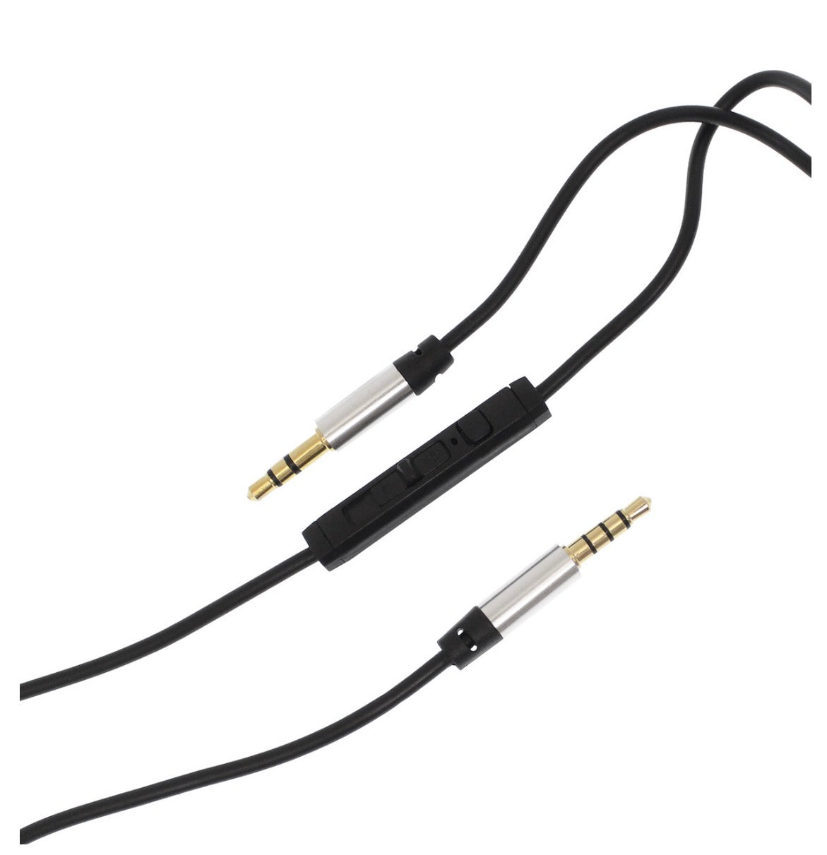 Ezra Καλώδιο Ήχου TRRS 3.5mm male - 3.5mm male 1.5m με Επίχρυσους Ακροδέκτες LA01 Μαύρο