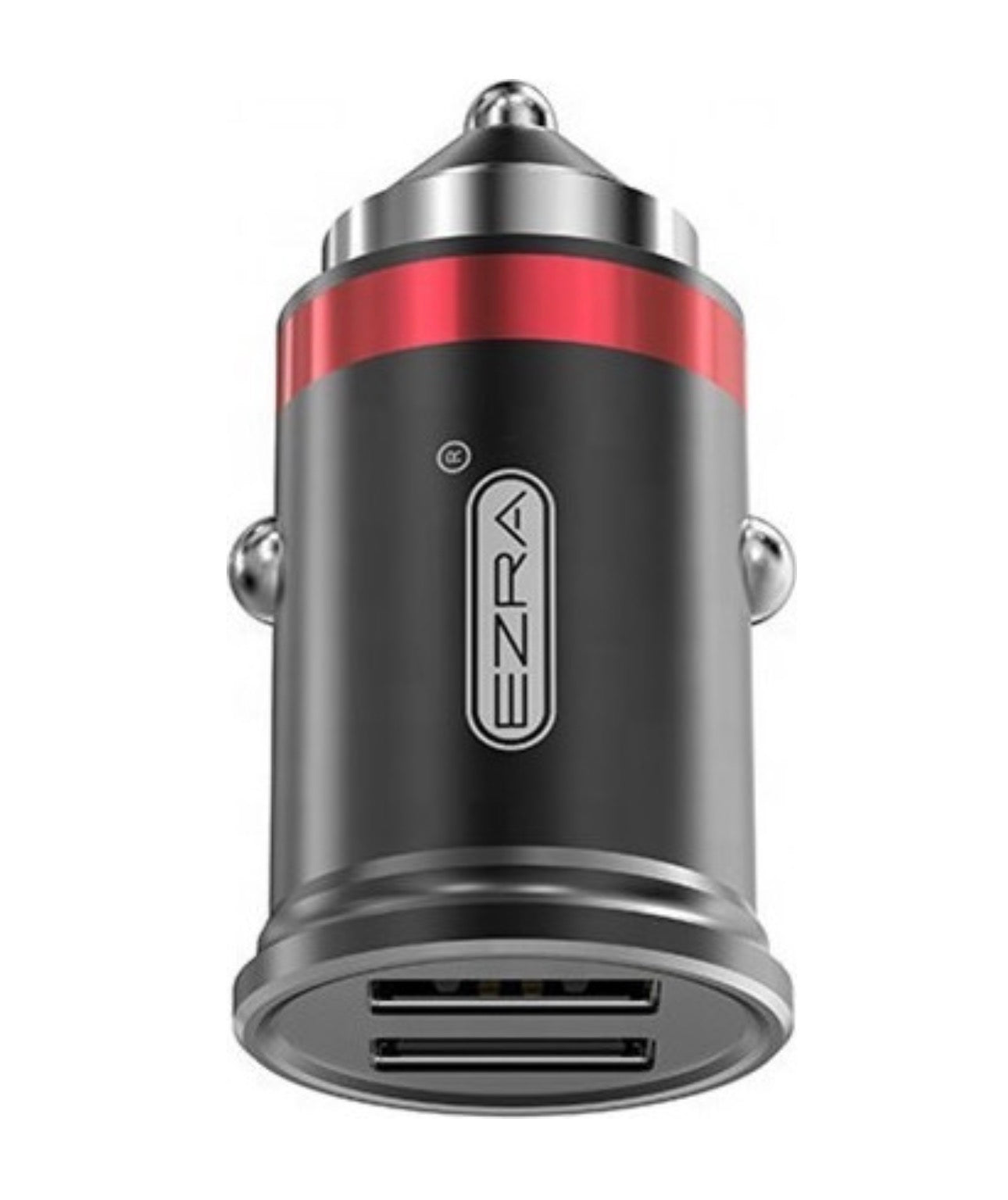 Ezra CR03 Φορτιστής Αυτοκινήτου 2.4A με Θύρες: 2xUSB Χρώμα Μαύρο