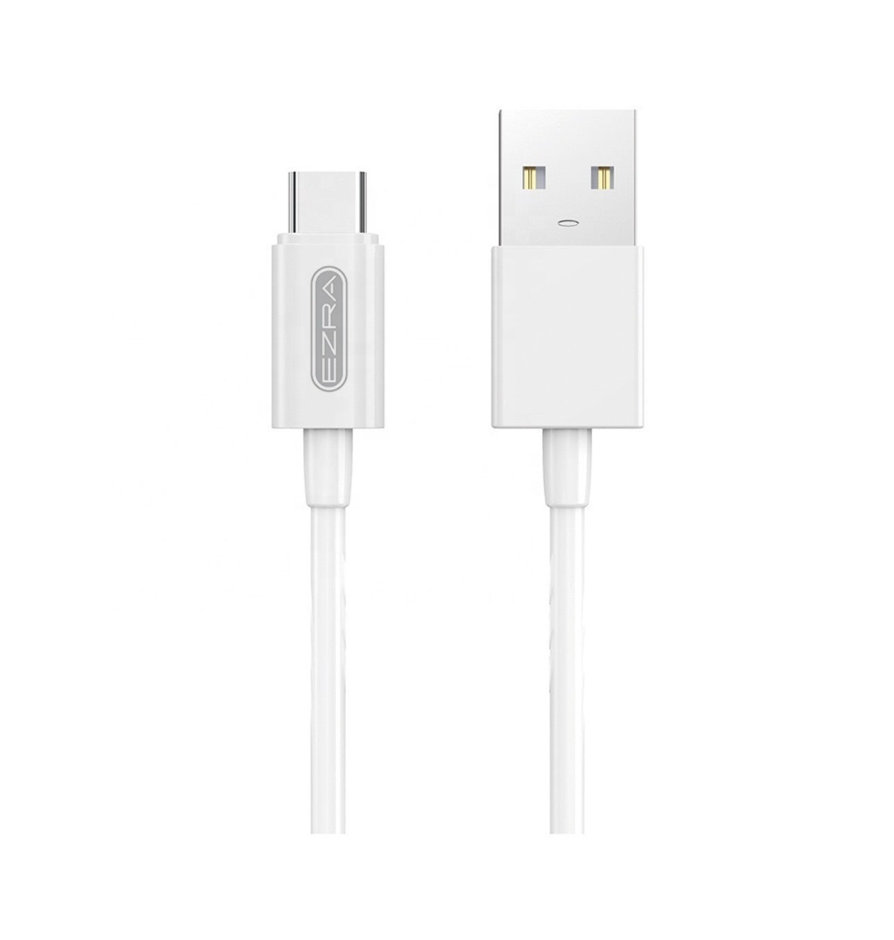 Ezra DC-128 USB 2.0 Cable USB-C male - USB-A 2m Λευκό