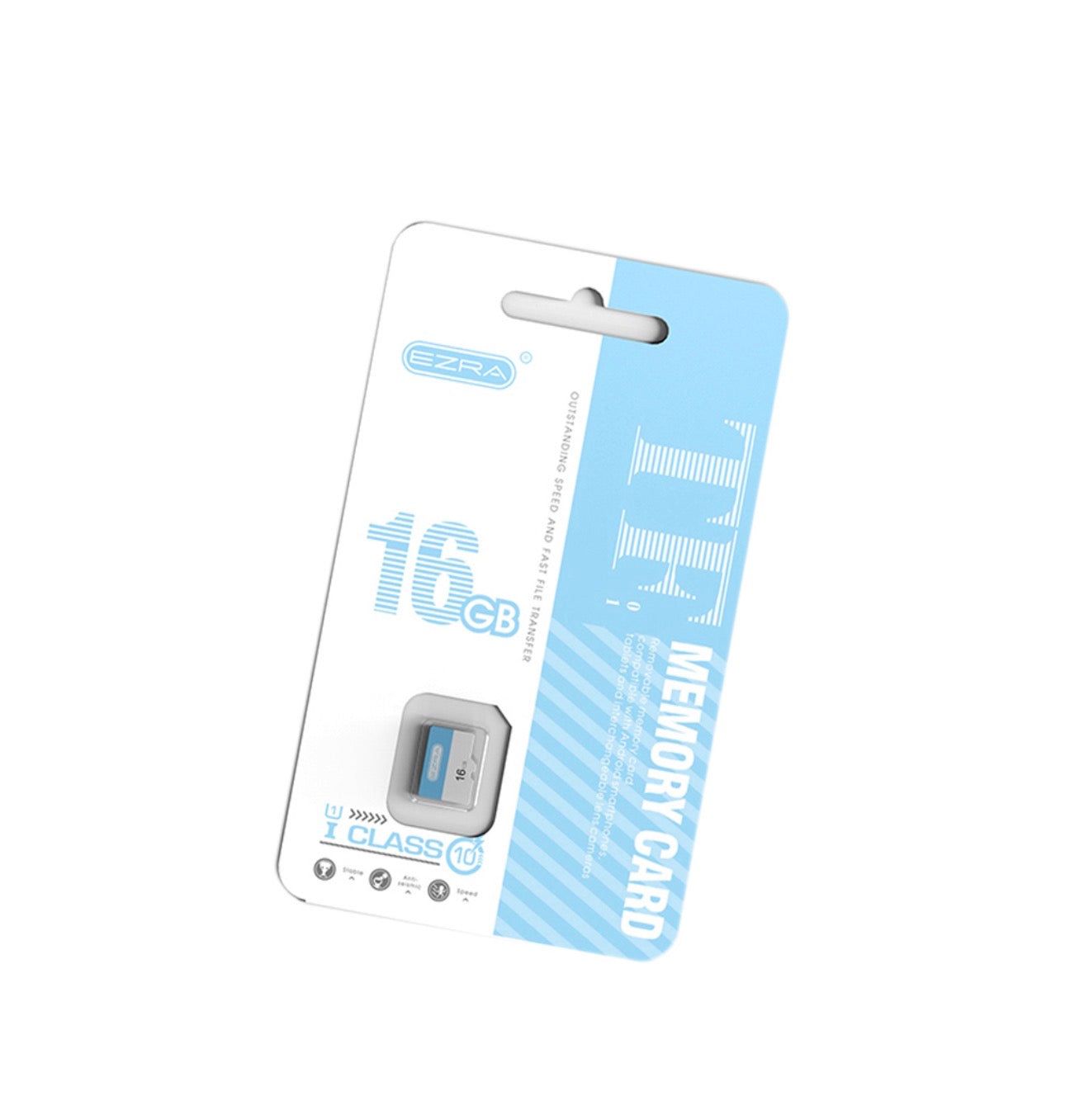 Ezra TF01 microSDHC 16GB Class 10 Λευκό