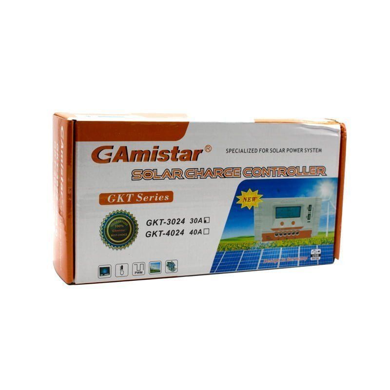 GAMISTAR Ρυθμιστής φόρτισης για φωτοβολταϊκά 30A GKT-3024 - Solar charge controller