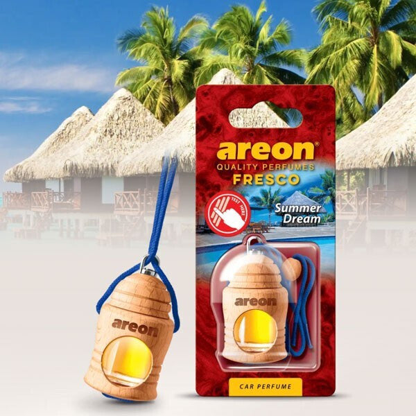 Areon Κρεμαστό Αρωματικό Υγρό Αυτοκινήτου Fresco Summer Dream 4ml Χωρίς Χρώμα - Angel shopping